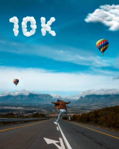 10L Road PicsArt Editing Background HD Pic