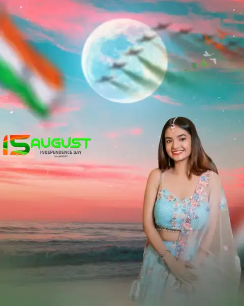 15 August Anushka Sen Picsart Editing Background HD