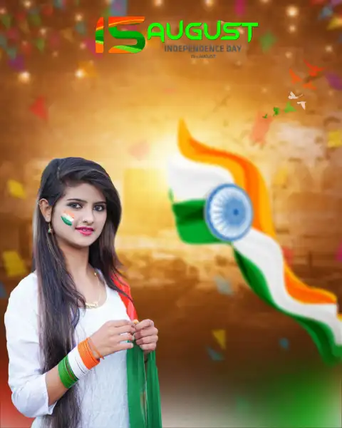 15 August Girl Photo Editing Background HD  For Snapseed