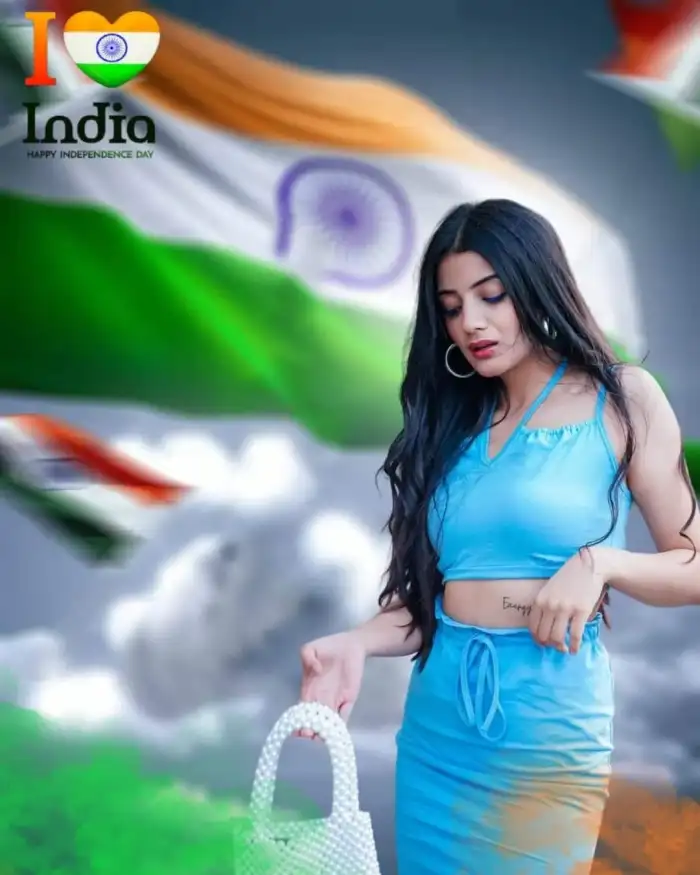 15 August Independence Day CB Picsart Editing Girl  Background  