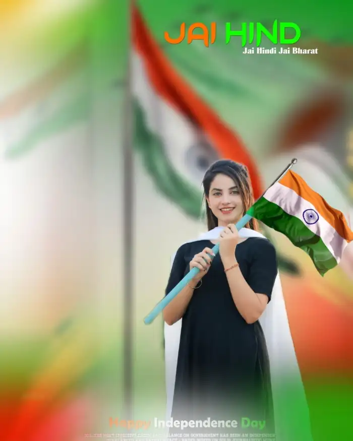 15 August Independence Day CB Picsart Editing Girl  Background  