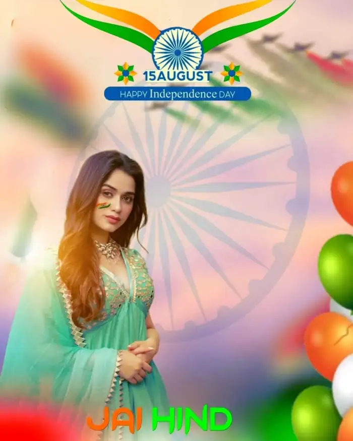 15 August Independence Day CB Picsart Editing Girl  Background   