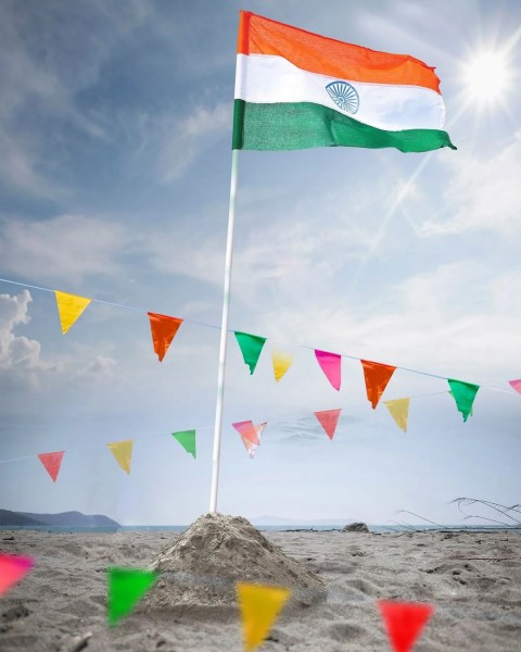 15 August Independence Day Flag CB PicsArt Editing Background