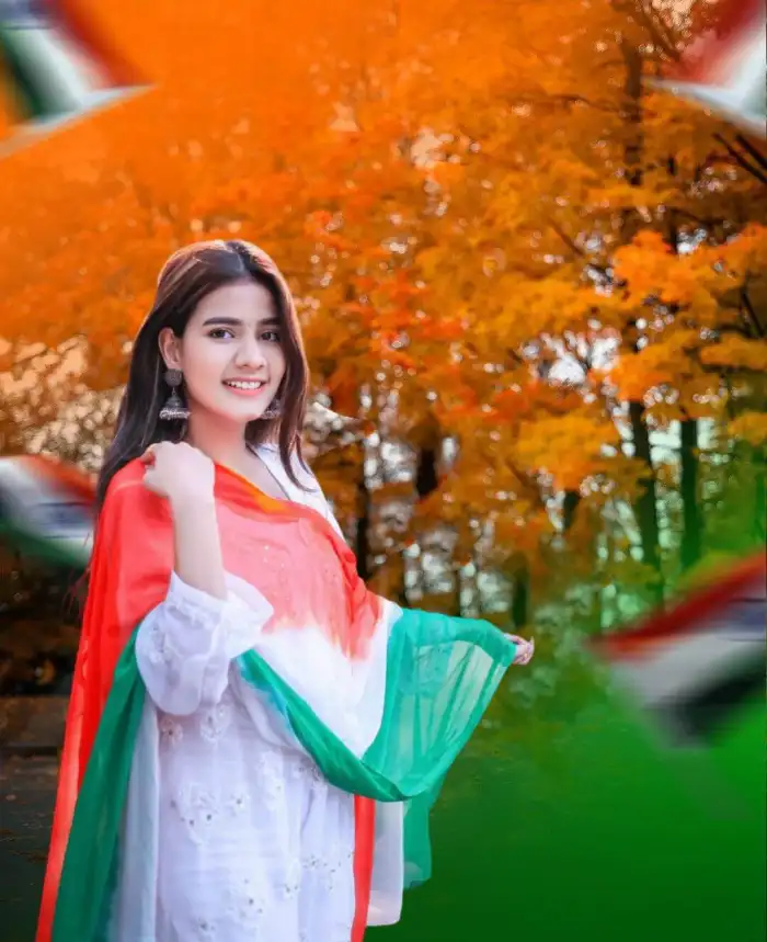 15 August Independence Day Photo Editing Girl  Background  HD