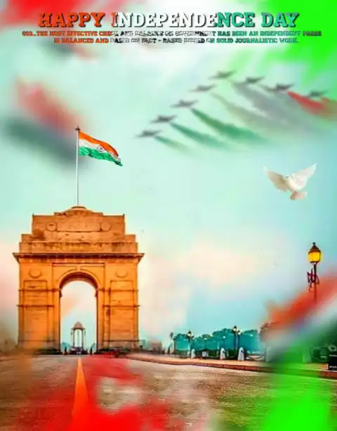 15 August India Gate Picsart Background HD Download