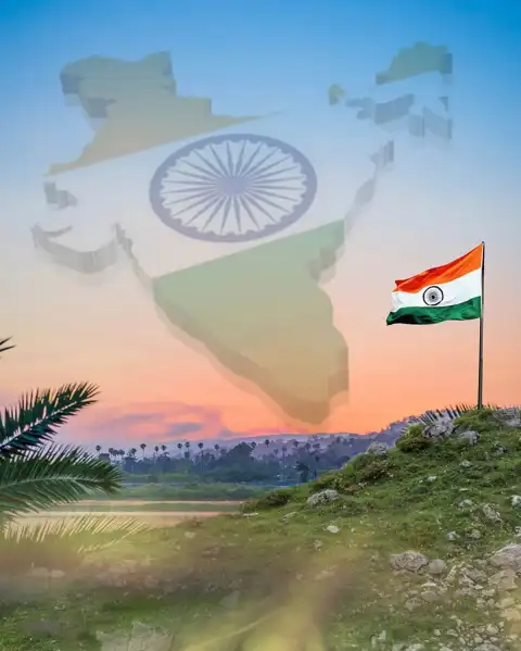 15 August India Map Picsart Photo Editing Background HD  (12)