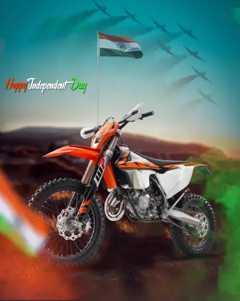 15 August Racing Bike CB Editing Background HD Free