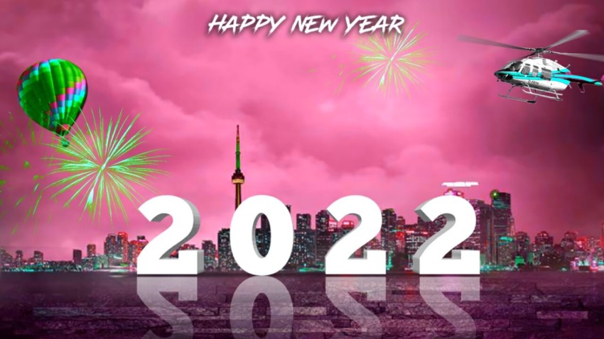 2022 CB PicsArt Photoshop  Happy New Year Background HD