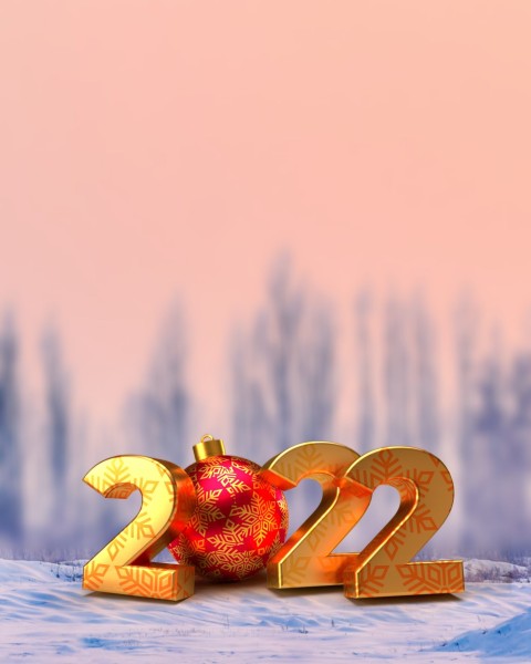 2022 Happy New Year CB PicsArt Background Full HD