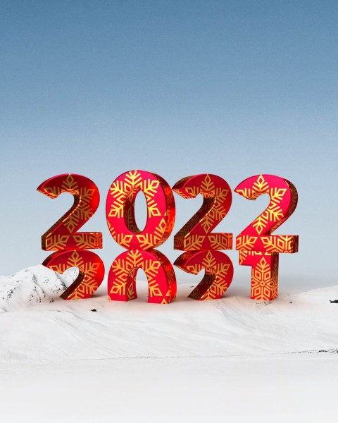 2022 New Year CB PicsArt Background Full HD Ice