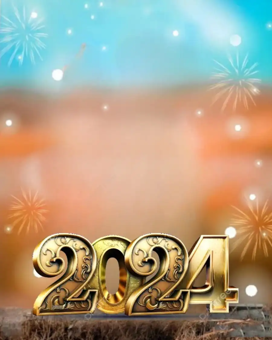 2024 Editing Fireworks In Sky Background HD Free