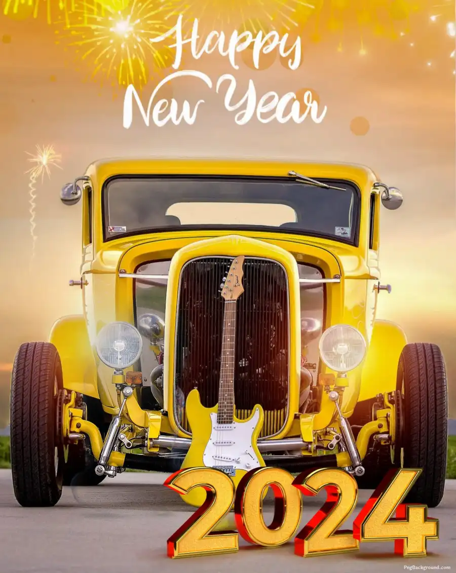 2024 Photo  Editing Yellow Truck Background HD