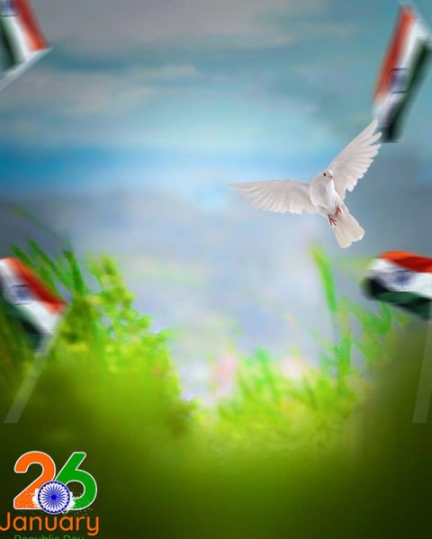 26 January Republic Day Editing Background