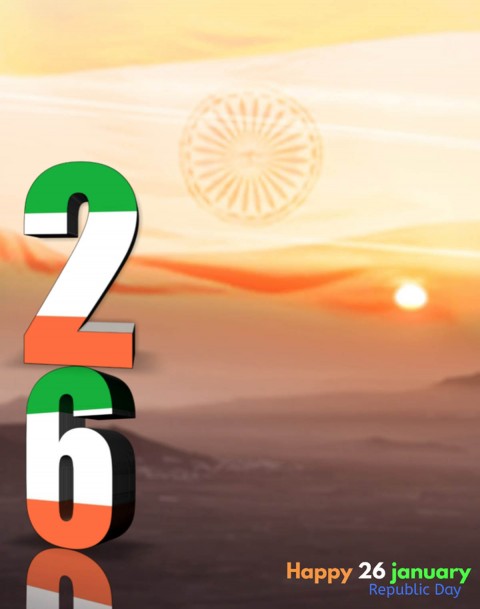 26 January Republic Day Editing Background