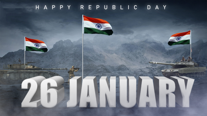 26 January Republic Day Editing Background For Photoshop