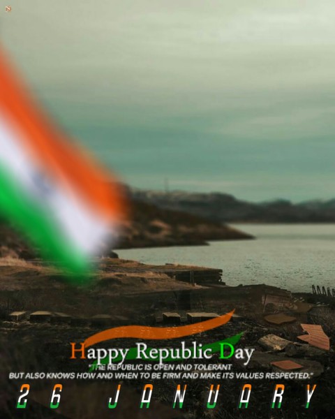 Beach 26 January Republic Day Photo Editing Background