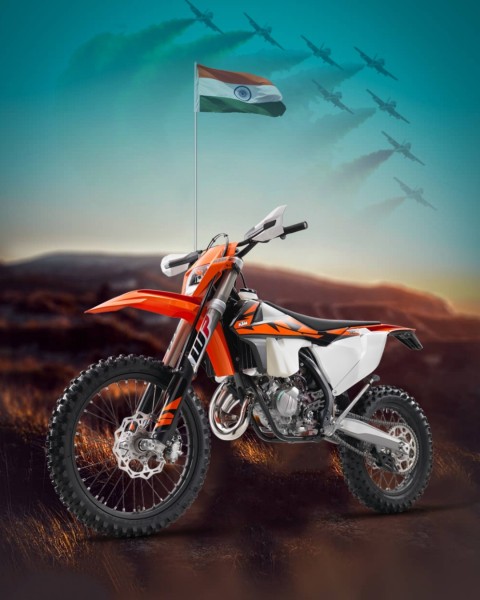 26 January Republic Day Racing Bike Editing Background HQ