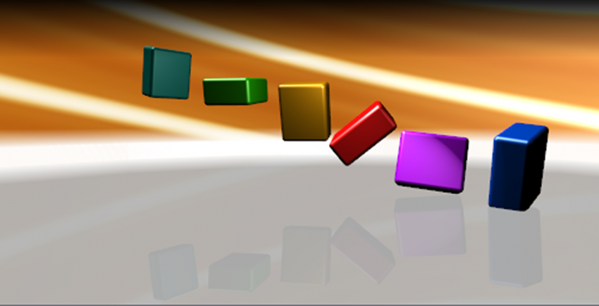 3D Cube Cool PPT PowerPoint Background