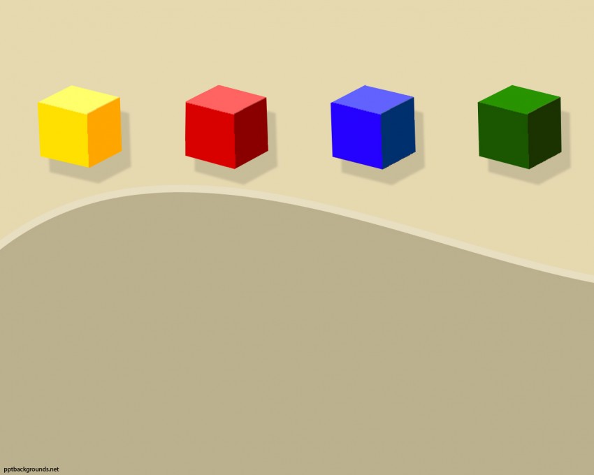 3D Cubes PowerPoint Templates Background