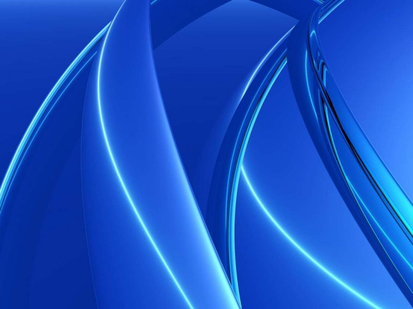 3D Gradient Blue PowerPoint Background