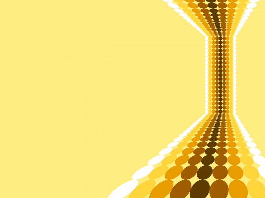 3D Slide Yellow PowerPoint Background