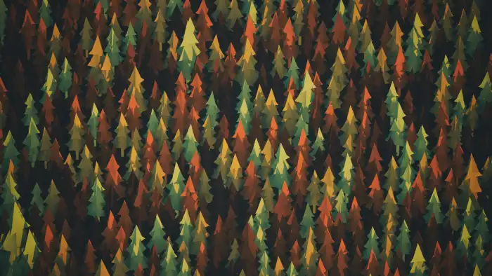 Abstract Forest Background Pattern Background