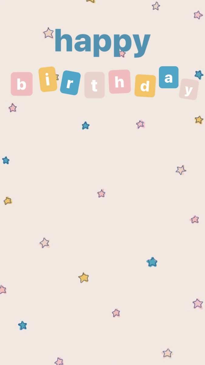 Aesthetic Instagram Happy Birthday Story Post Background