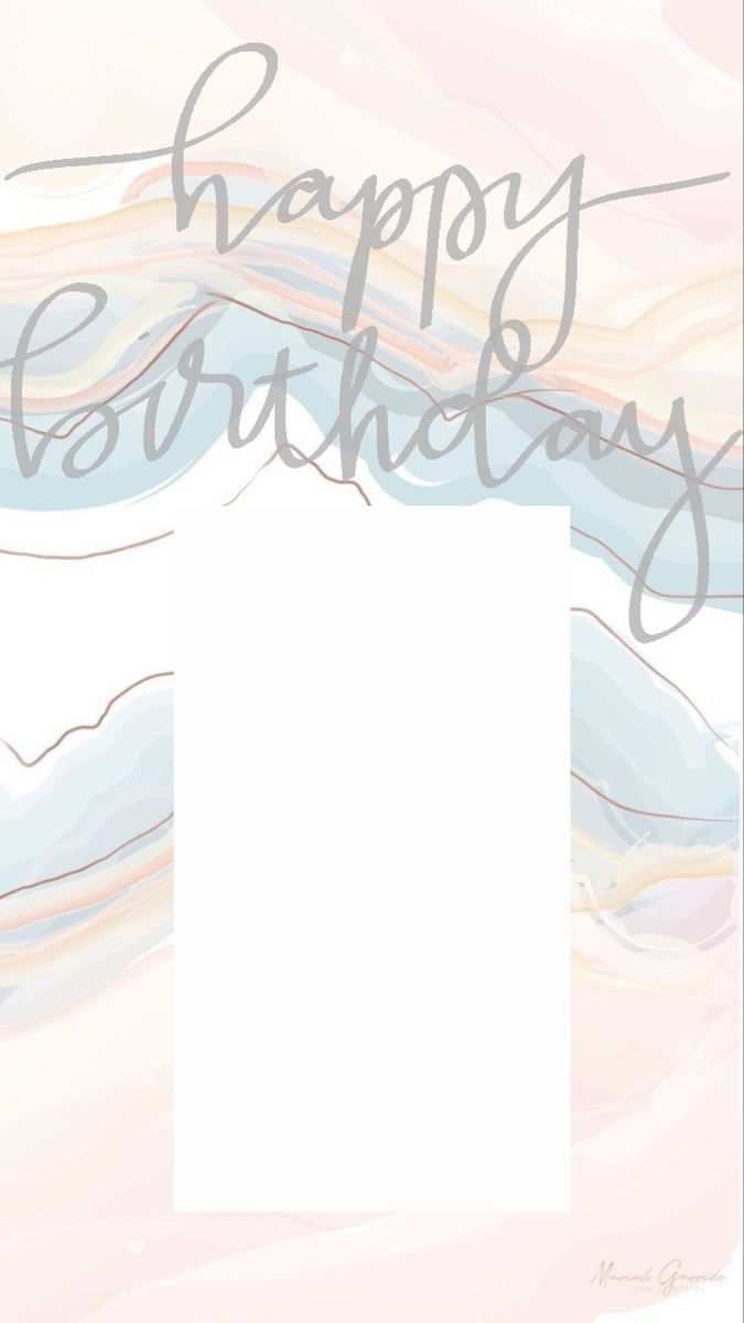 Aesthetic Instagram Happy Birthday Story Post Background