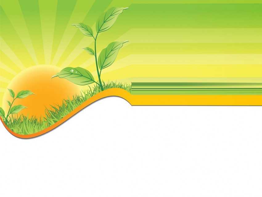 Agriculture White Sun With Tree PowerPoint Background