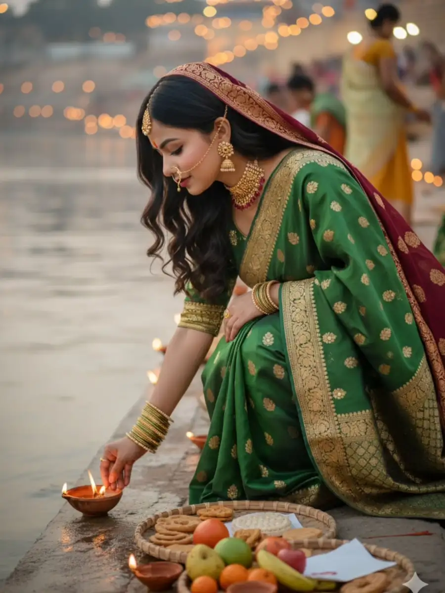 Thumbail Of Gemini Chhath Puja Ai Photo Editing Prompt