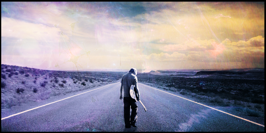 Alone Boy Road Background Full HD Download Free