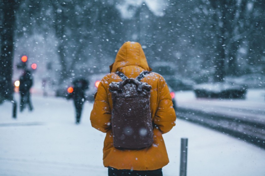 Alone Boy Road Background HD Download