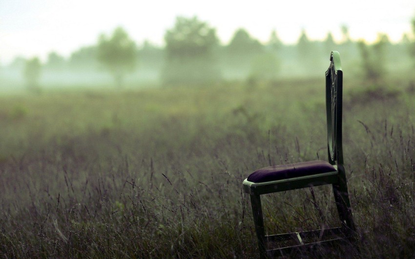 Alone Chair HD Background Wallpaper Pic