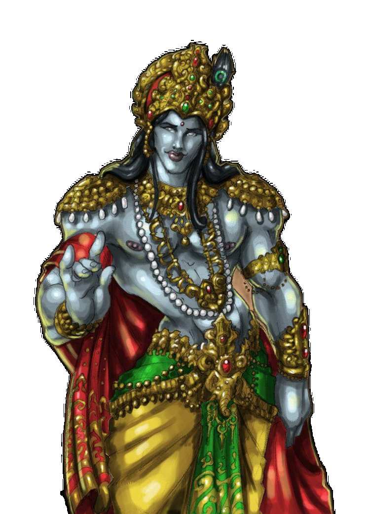 Angry Lord Krishna PNG Images HD Free Download