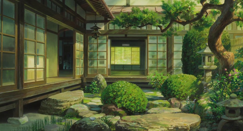 Anime Bed House Room HD Background Wallpaper