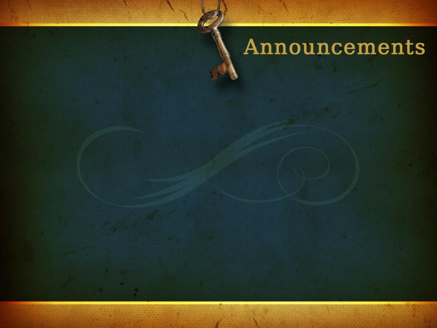 Announcement Black Board PowerPoint Background