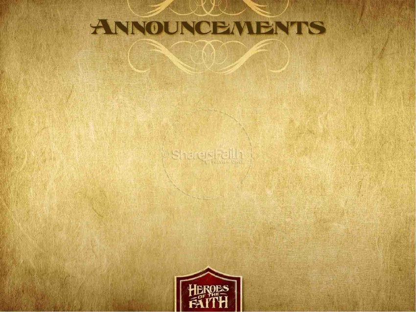 Announcement PowerPoint Background Full HD