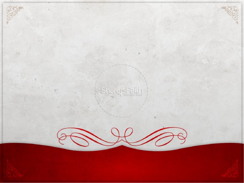 Announcement Red White PowerPoint Background