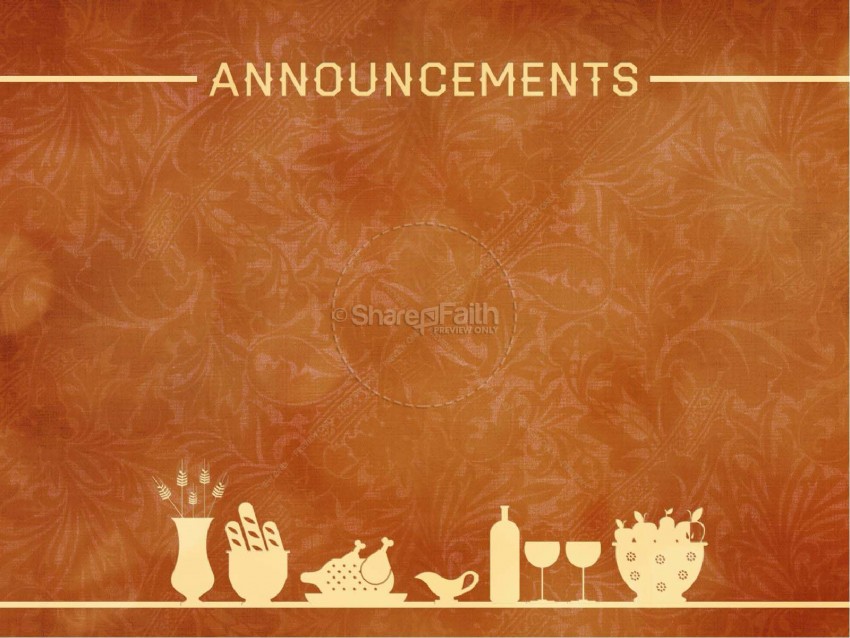 Announcements Event PowerPoint Background Download