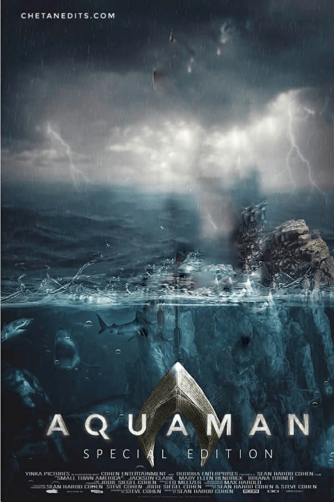 Aquaman Underwater Movie Poster CB Background Download