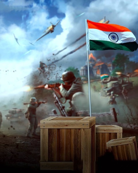 Army Fight 26 January Republic Day Editing Background