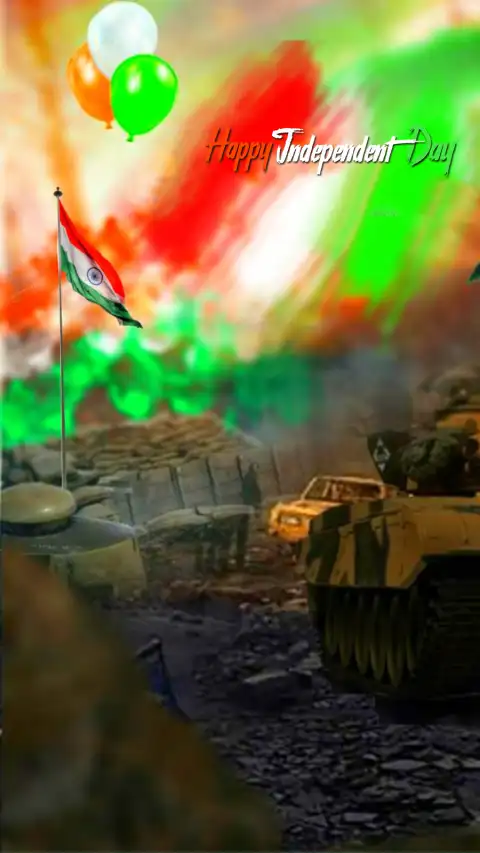 Army Fight Tank Happy 15 August Editing Background HD  (43)