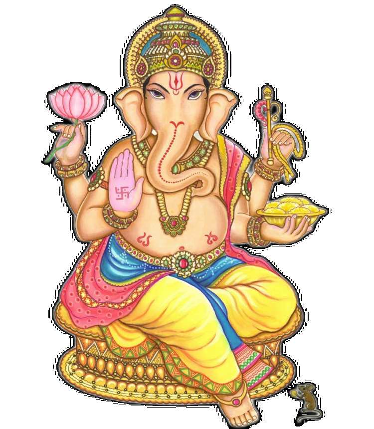 Art WOrk God Ganesh PNG Images Download Free