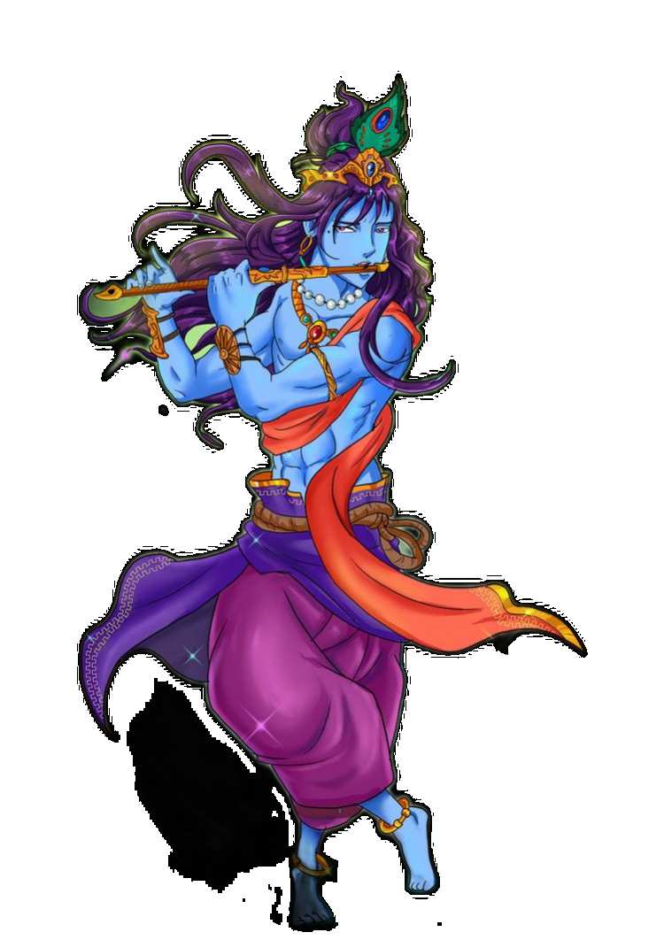 Art Work Painting Lord Krishna PNG Images HD Free