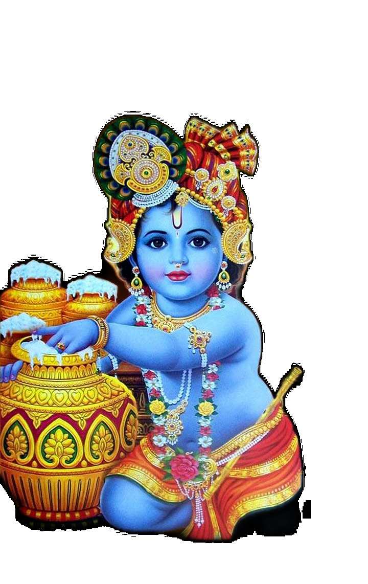 Baby Cute Krishna Butter PNG Images HD Free Download