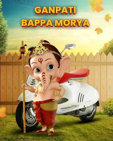 Baby Ganpati Bappa Bal  Ganesh CB Editing Background