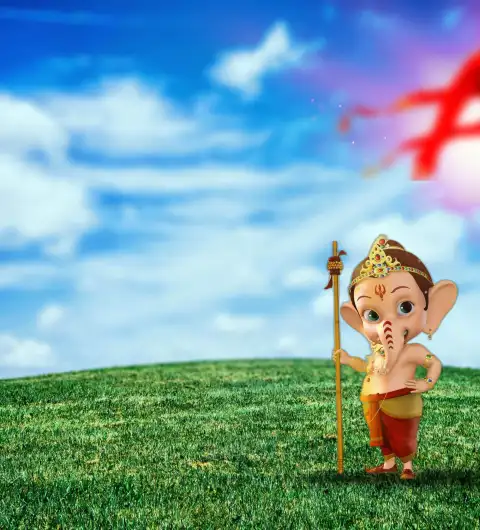 Baby Ganpati Ganesh Chaturthi Editing Background