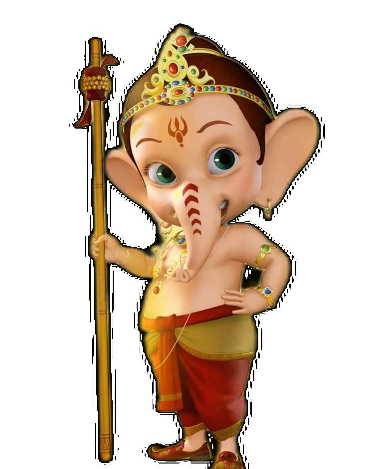 Baby God Ganesha  PNG Images Download Free