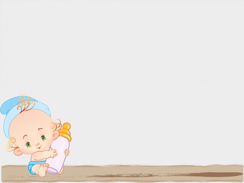 Baby Microsoft PPT PowerPoint Background Templates