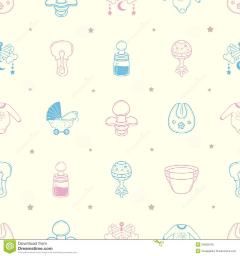 Baby PPT Microsoft PowerPoint Background